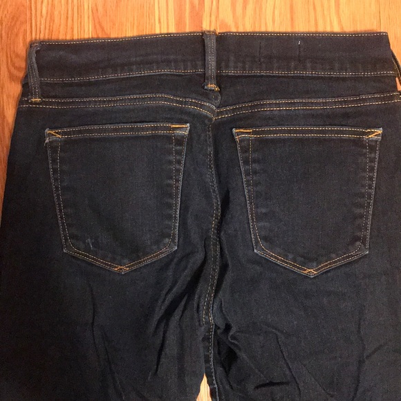 Gap Leggings Jean Skinny Dark Indigo Blue Size 28 - Picture 4 of 5